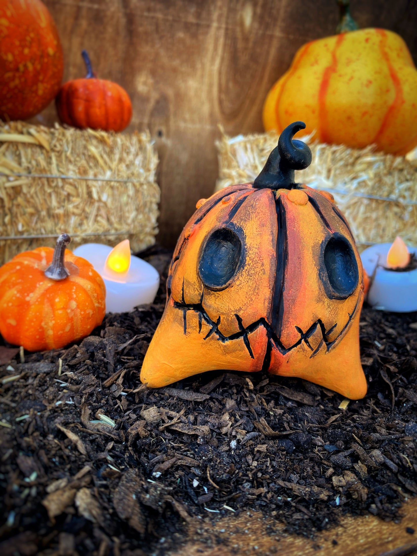 Puppy Pumpkin 🎃 Sculpture