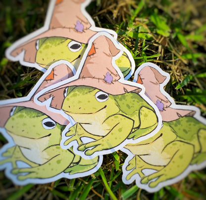 Wizard Frog Sticker