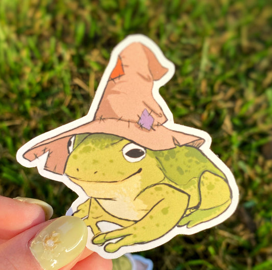 Wizard Frog Sticker