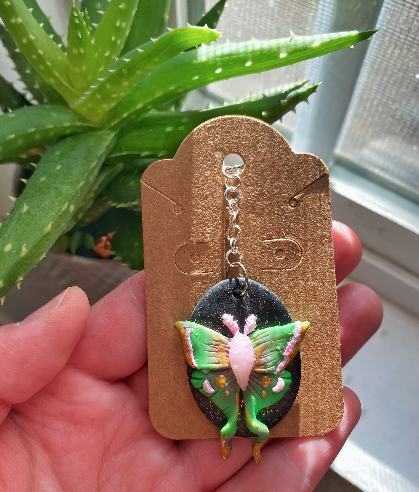 Lunar Moth Pendant